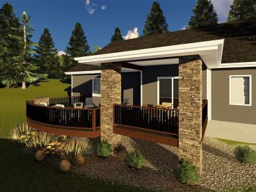 Backyard Deck Plan, 050X-0056