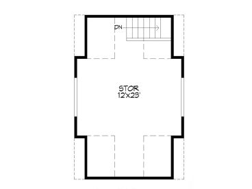 2nd Floor Plan, 062G-0057