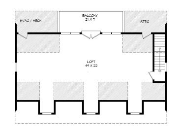 2nd Floor Plan, 062G-0071