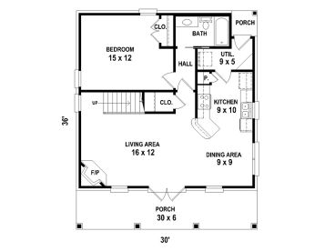 1st Floor Plan, 006P-0033