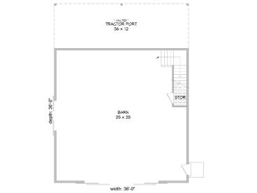 1st Floor Plan, 062B-0012