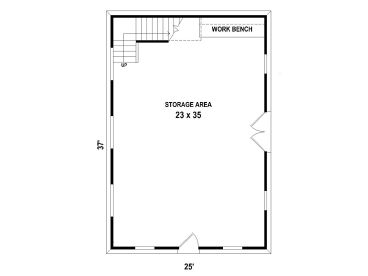 1st Floor Plan, 006S-0004