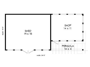 Floor Plan, 062S-0004