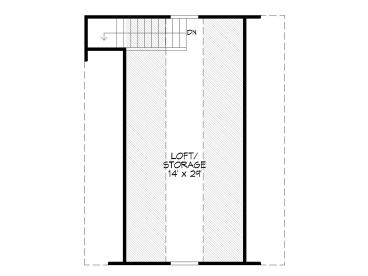 2nd Floor Plan, 062G-0127
