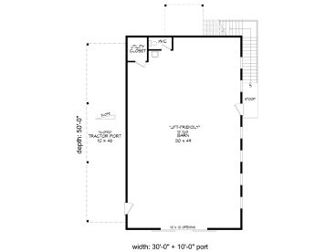 1st Floor Plan, 062B-0032