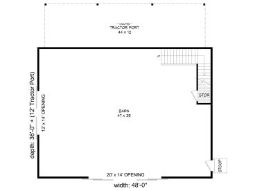1st Floor Plan, 062B-0016
