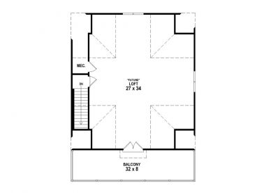 2nd Floor Plan, 006G-0155