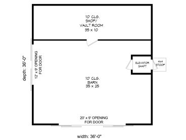 1st Floor Plan, 062B-0027