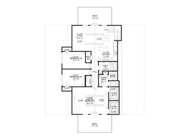 2nd Floor Plan, 062B-0021