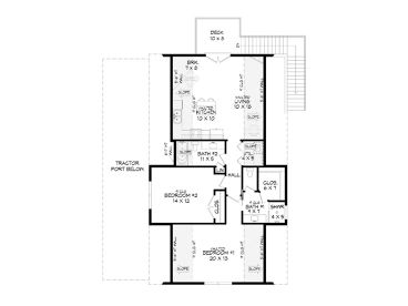 2nd Floor Plan, 062B-0032