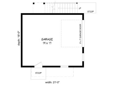 1st Floor Plan, 062G-0261