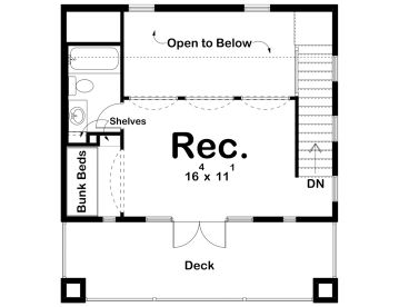 2nd Floor Plan, 050P-0020