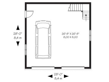 1st Floor Plan, 028G-0038