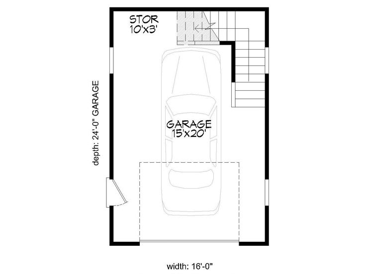 1st Floor Plan, 062G-0057