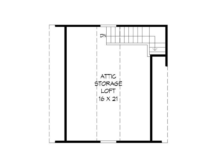 2nd Floor Plan, 062G-0061