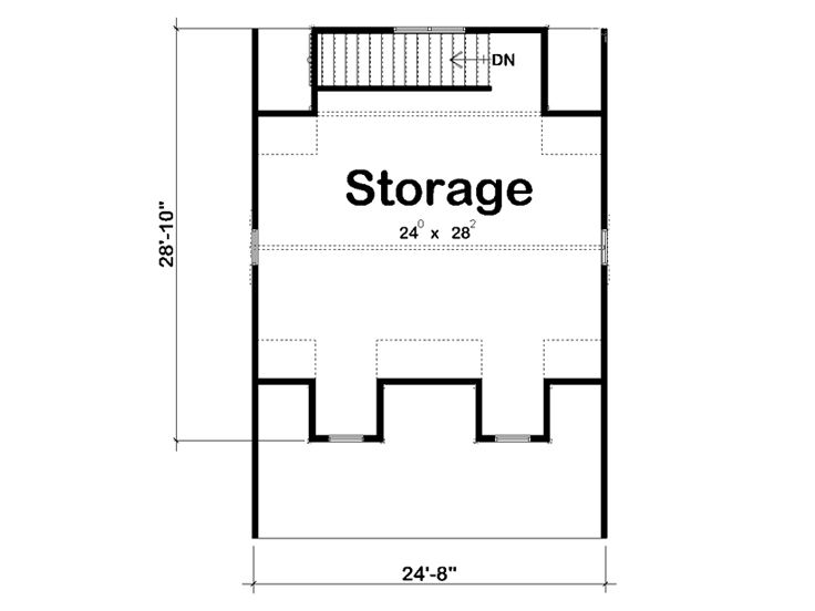2nd Floor Plan, 050G-0045