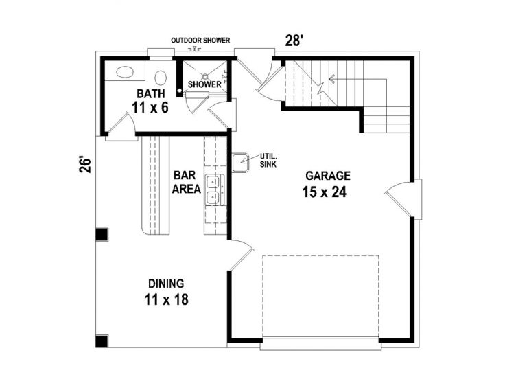 1st Floor Plan, 006G-0152