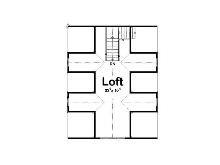2nd Floor Plan, 050G-0070