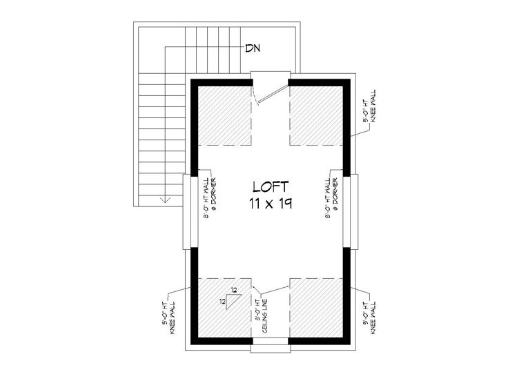 2nd Floor Plan, 062G-0191