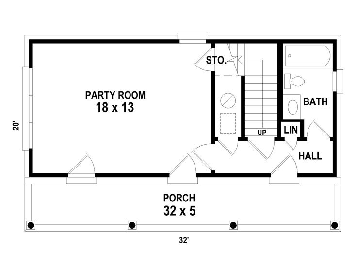 1st Floor Plan, 006P-0020