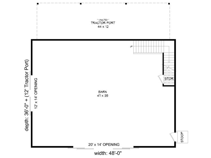 1st Floor Plan, 062B-0016