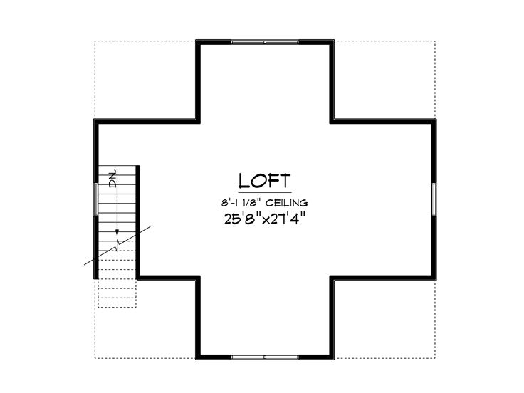 2nd Floor Plan, 020G-0005