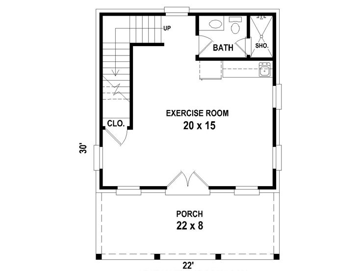 1st Floor Plan, 006P-0023