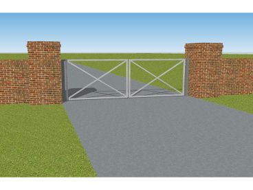 Residential Entry Gate Plan, 062X-0006