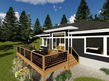 Backyard Deck Plan, 050X-0054