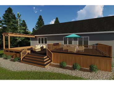 Backyard Deck Plan, 050X-0049