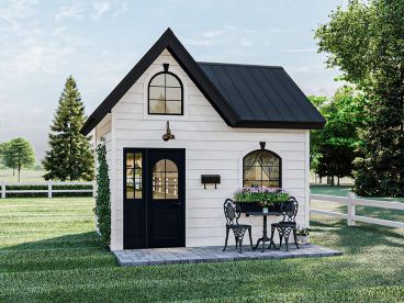 Office or She Shed Plan, 050X-0068
