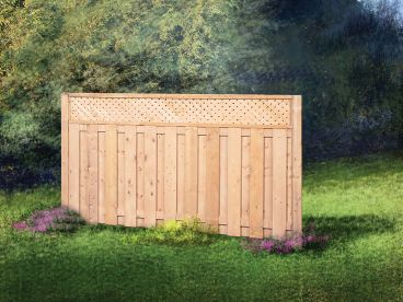 Privacy Fence Plan, 072X-0075