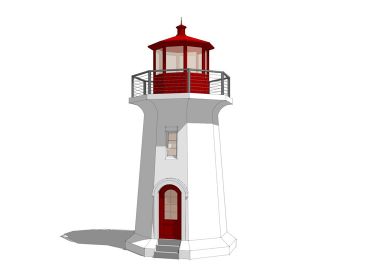Lighthouse Tower Plan, 052X-0002