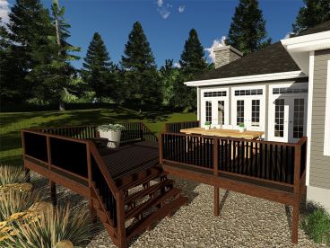 Backyard Deck Plan, 050X-0053