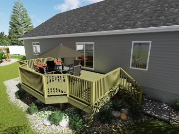 Backyard Deck Plan, 050X-0026