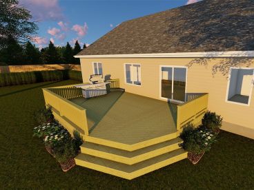 Backyard Deck Plan, 050X-0032
