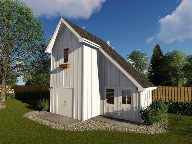Garden Shed Plan, 050S-0008