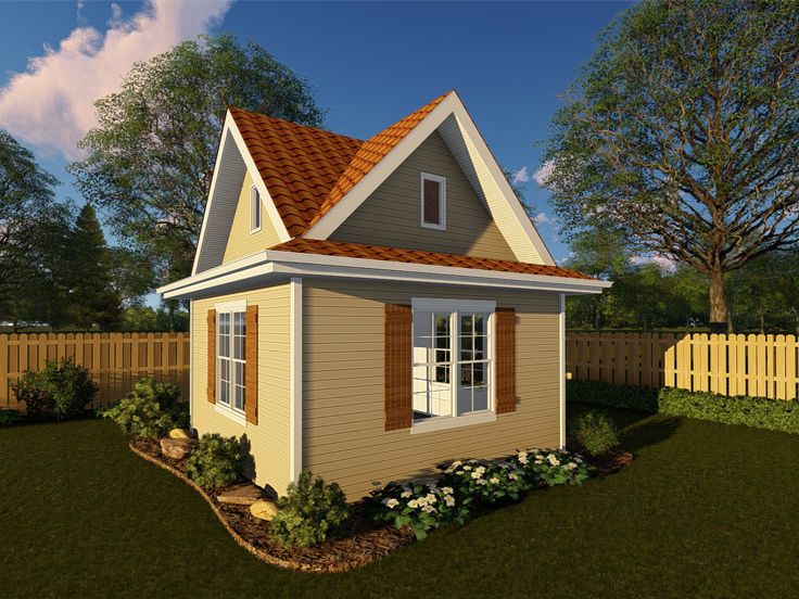 Garden Shed Plan, 050S-0004