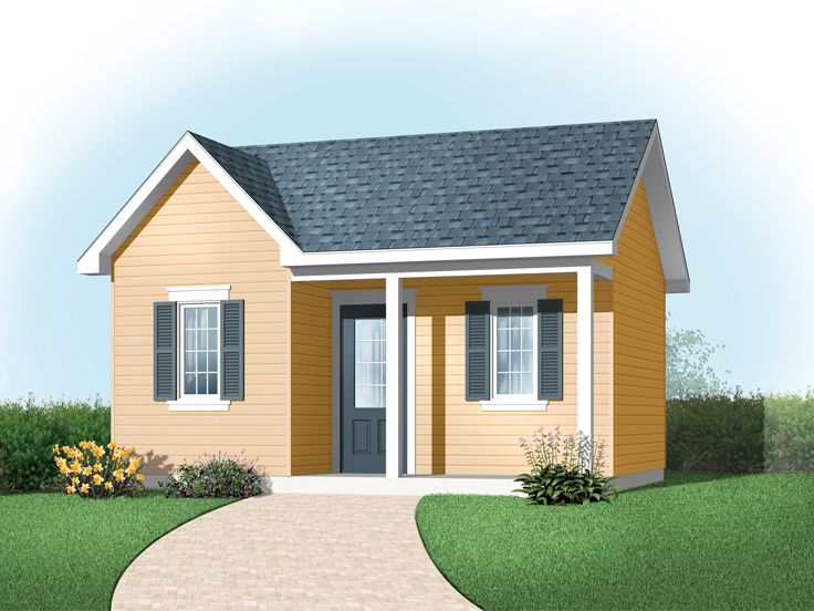 Garden Shed Plan, 028S-0005